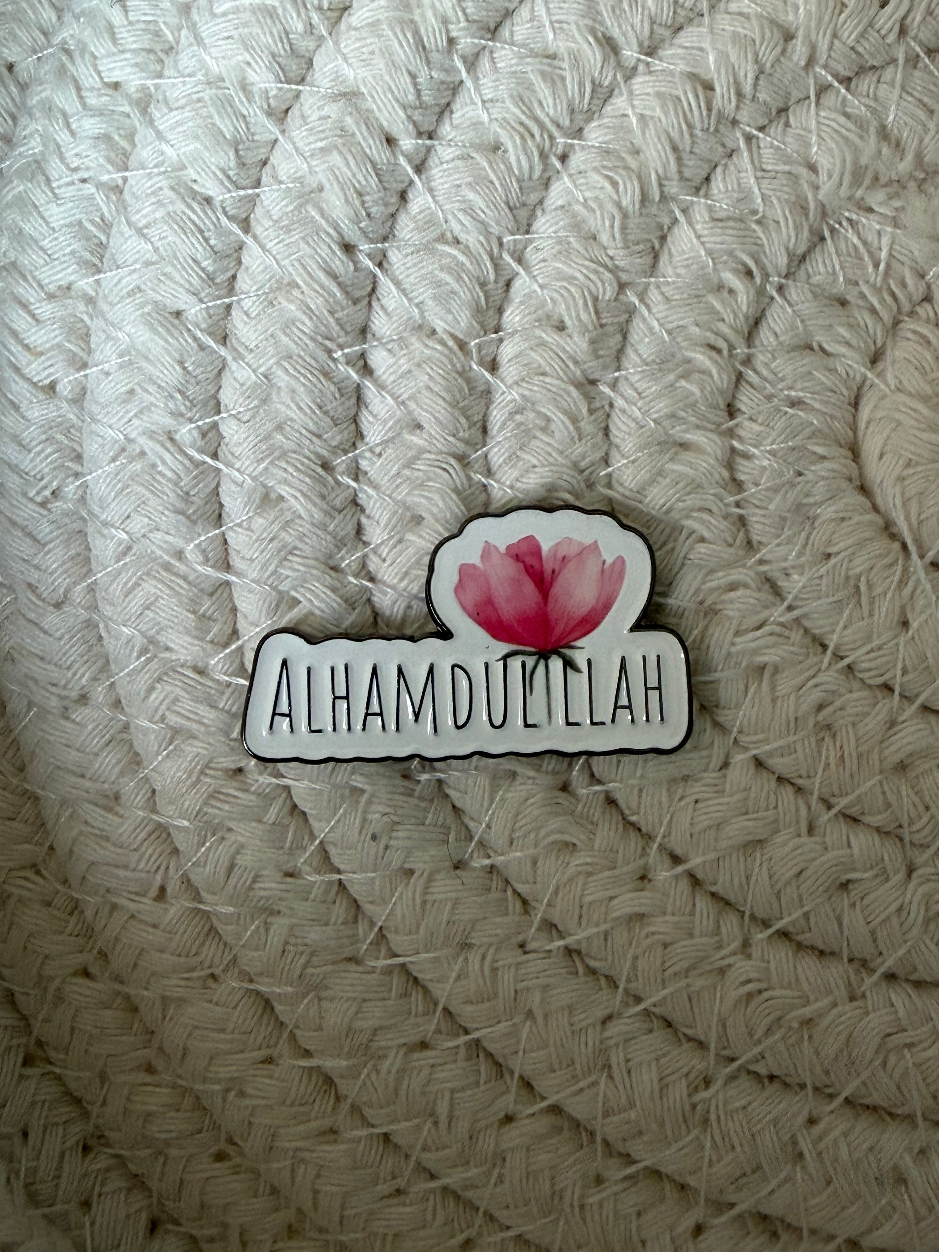 Sticker métallique - Alhamdulillah Flower Lovely Addict