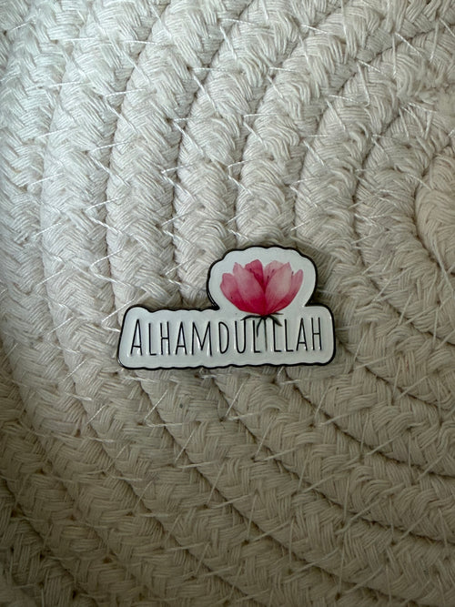 Sticker métallique - Alhamdulillah Flower Lovely Addict
