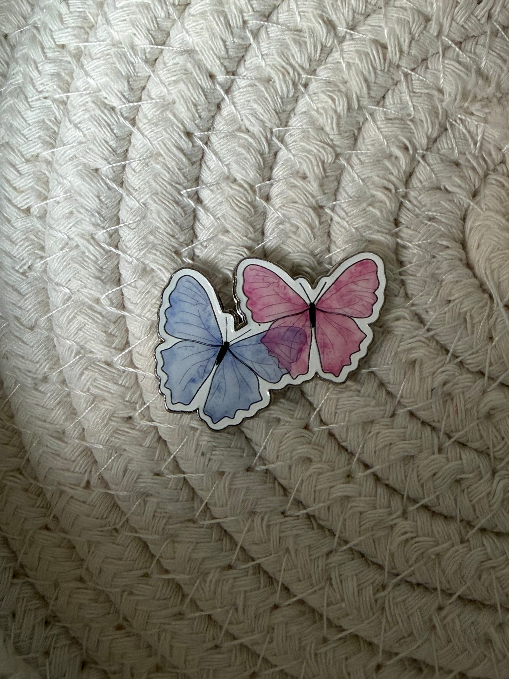 Sticker métallique - Duo Papillons LOVELY ADDICT
