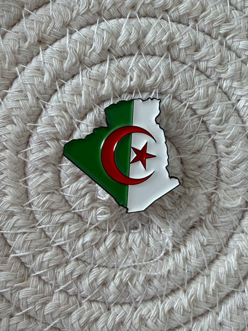 Sticker Métallique – Algérie carte LOVELY ADDICT