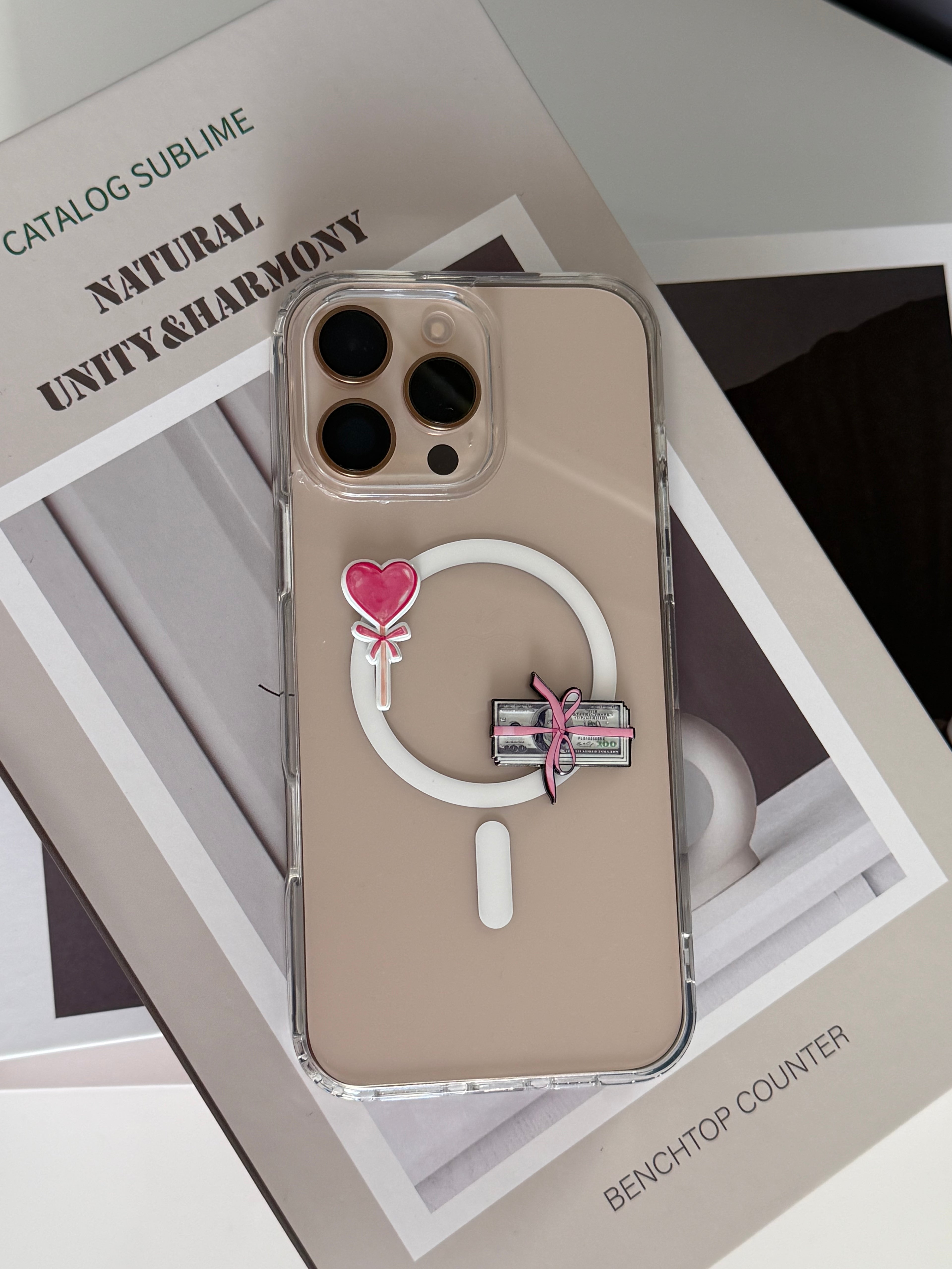 Sticker Métallique – Sucette coeur LOVELY ADDICT