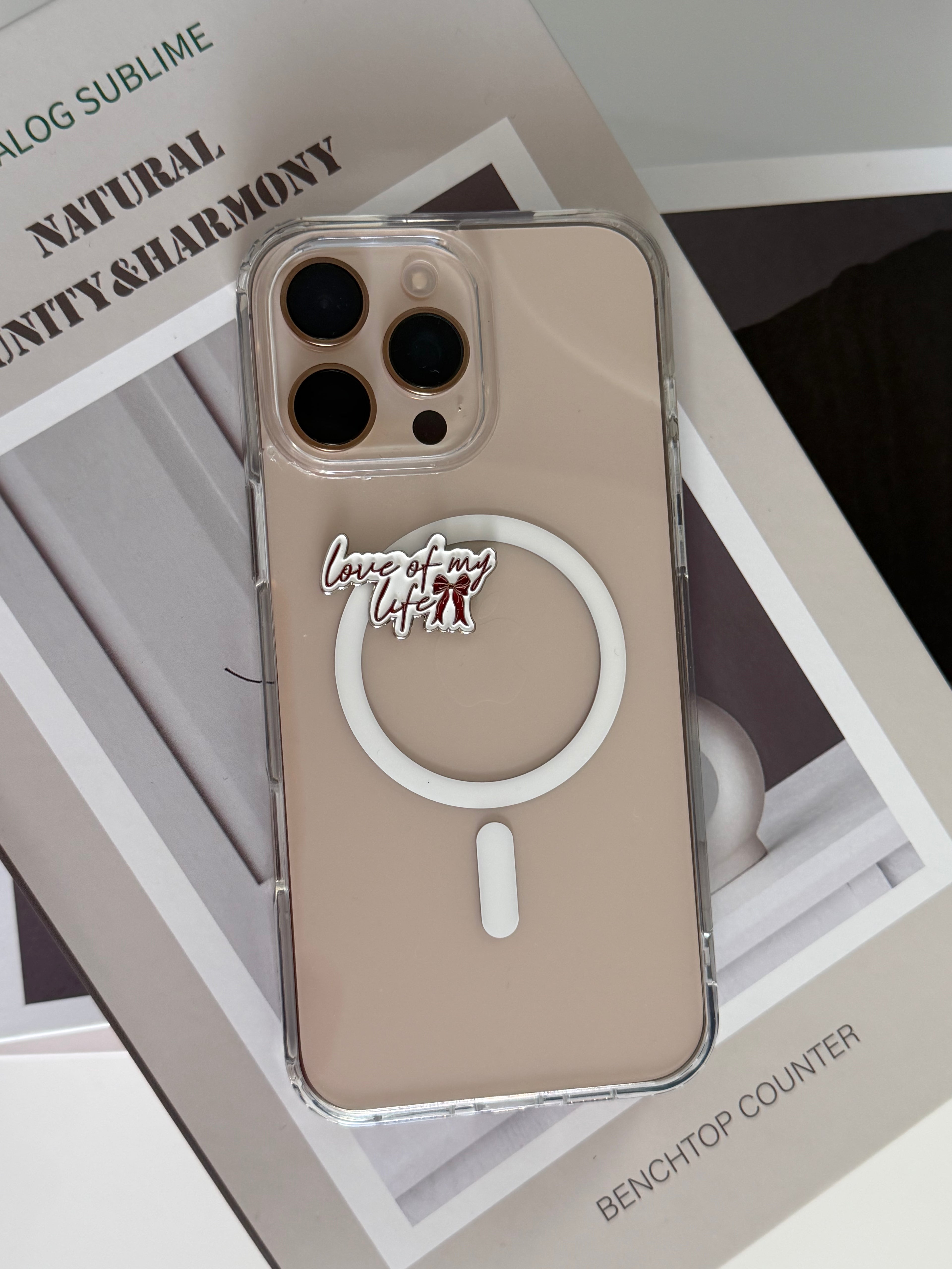 Sticker Métallique – Love of my life LOVELY ADDICT