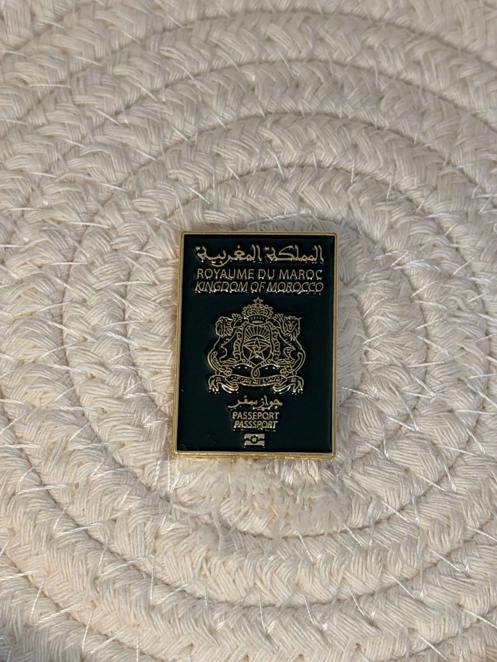 Sticker Métallique – Moroccan Passport Lovely Addict