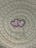 Sticker Métallique – Pink Love Hearts Lovely Addict