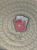 Sticker Métallique – Passeport Rose Lovely Addict