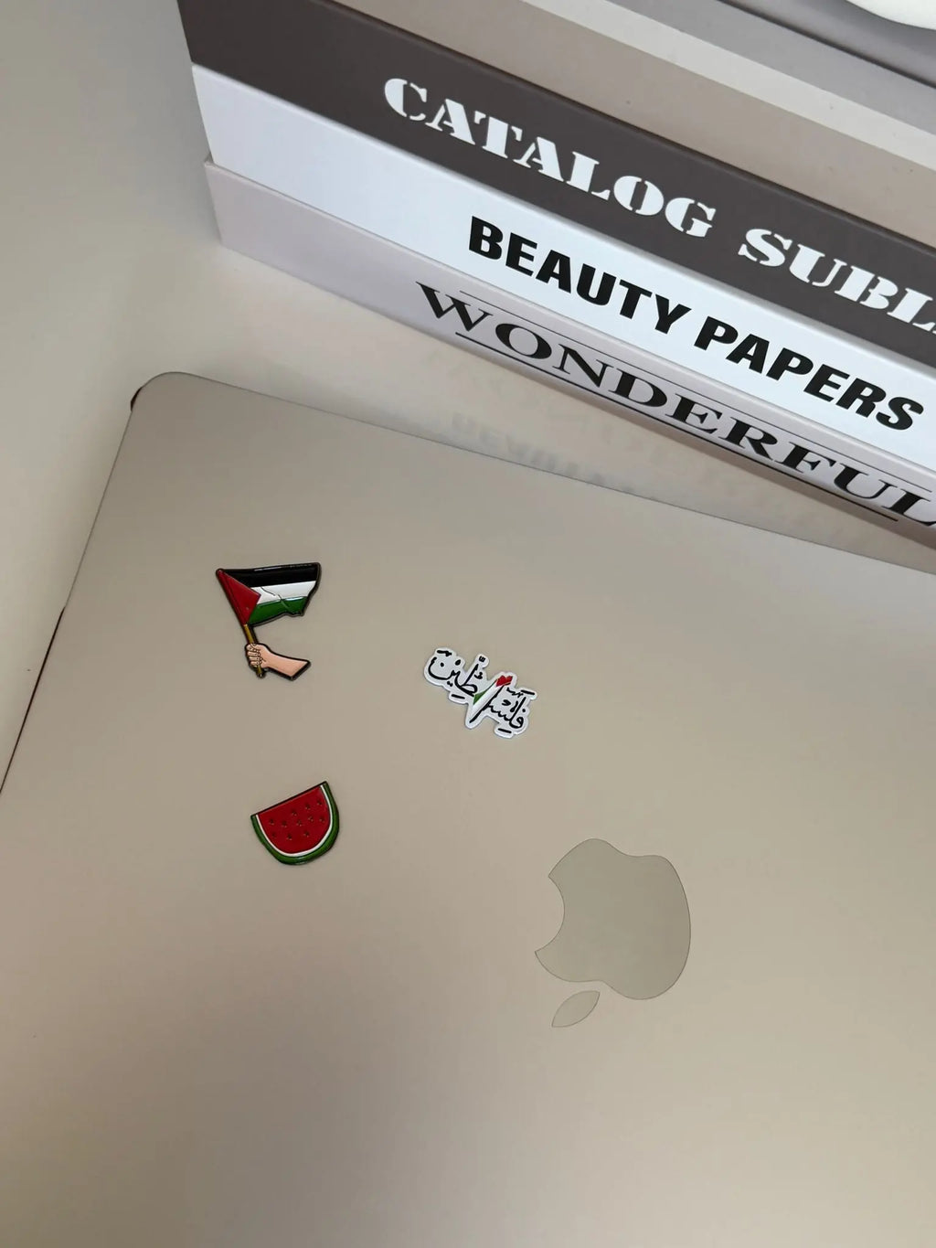 Sticker Métallique – Palestine Calligraphy Lovely Addict