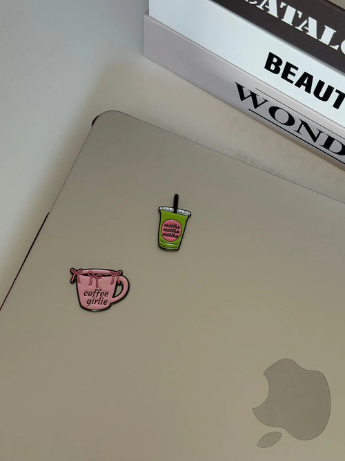 Sticker Métallique – Café Glacé Aesthetic Lovely Addict